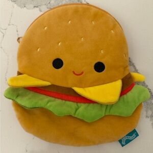 Squishmallows Carl Cheeseburger Zipper Pouch
